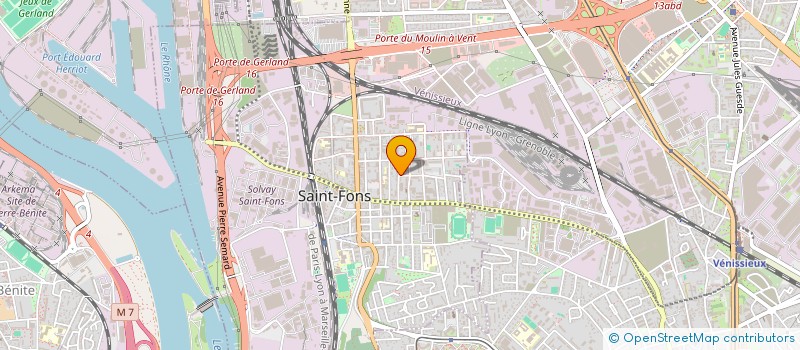 localisation de l'entreprise 838 158 277   SAINT-FONS