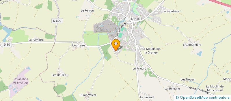 localisation de l'entreprise 838 194 132 à AUBIGNY-LES CLOUZEAUX