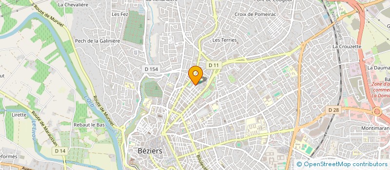 localisation de l'entreprise 838 243 632   BEZIERS