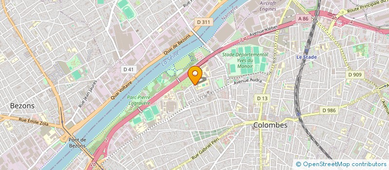 localisation de l'entreprise 838 246 601 à COLOMBES