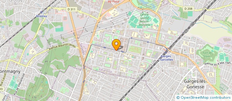 localisation de l'entreprise 838 293 025   SARCELLES