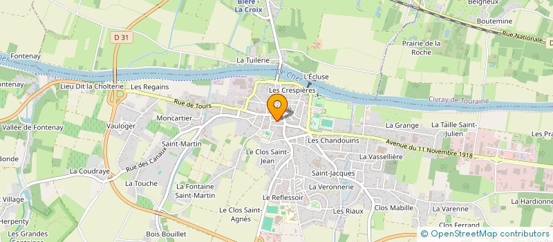 localisation de l'entreprise 838 299 501   LA CROIX-EN-TOURAINE