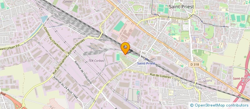 localisation de l'entreprise 838 312 106   SAINT-PRIEST