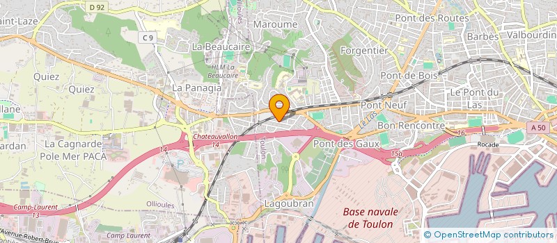 localisation de l'entreprise 838 319 341   TOULON