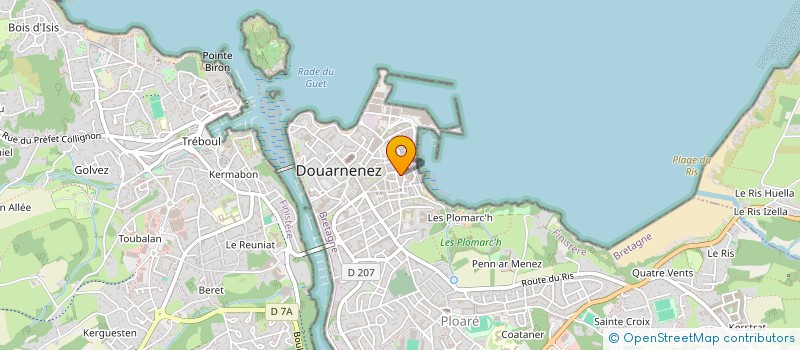 localisation de l'entreprise 838 357 150   DOUARNENEZ