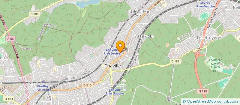 localisation de l'entreprise 838 360 238   CHAVILLE