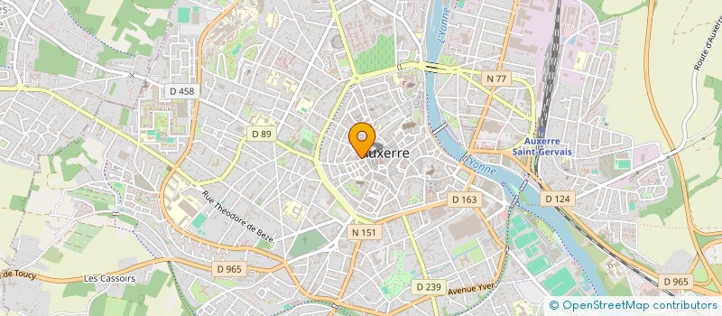 localisation de l'entreprise 838 385 177   AUXERRE