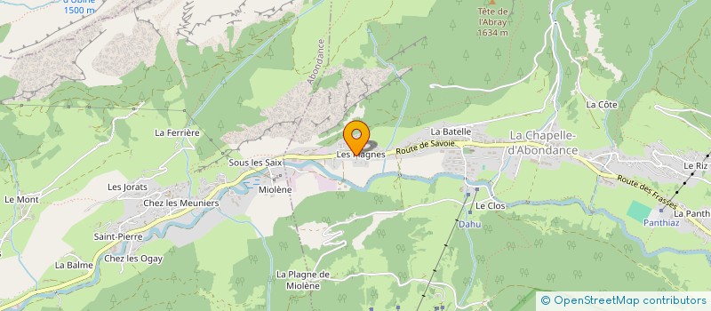 localisation de l'entreprise 838 387 843   LA CHAPELLE-D'ABONDANCE