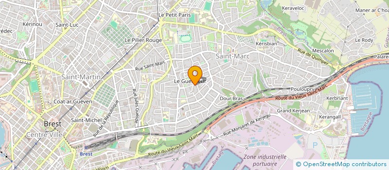 localisation de l'entreprise 838 438 232   BREST