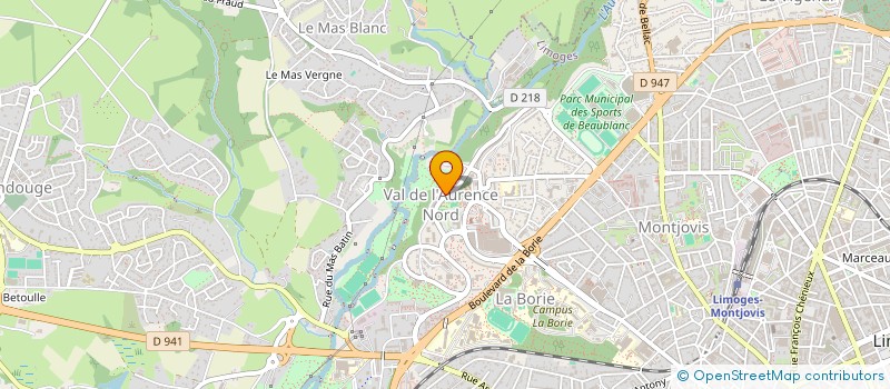localisation de l'entreprise 838 458 263 à LIMOGES