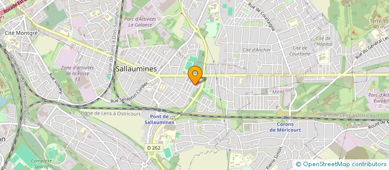 localisation de l'entreprise 838 479 962   SALLAUMINES