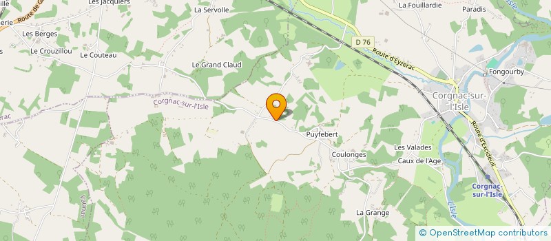 localisation de l'entreprise 838 485 167   CORGNAC SUR L'ISLE