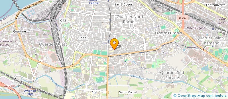 localisation de l'entreprise 838 489 599   AVIGNON
