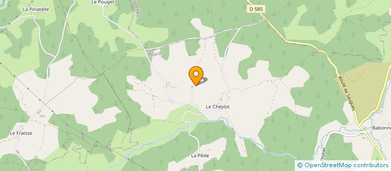 localisation de l'entreprise 838 515 872   SAUGUES