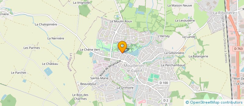 localisation de l'entreprise 838 533 438   MOUILLERON-LE-CAPTIF