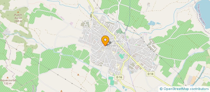 localisation de l'entreprise 838 534 345   CAZOULS-LES-BEZIERS