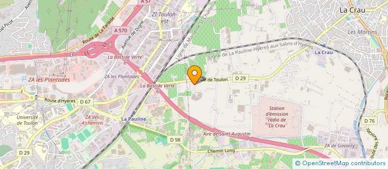 localisation de l'entreprise 838 546 539   LA CRAU