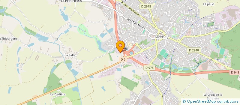 localisation de l'entreprise 838 562 080   AIZENAY