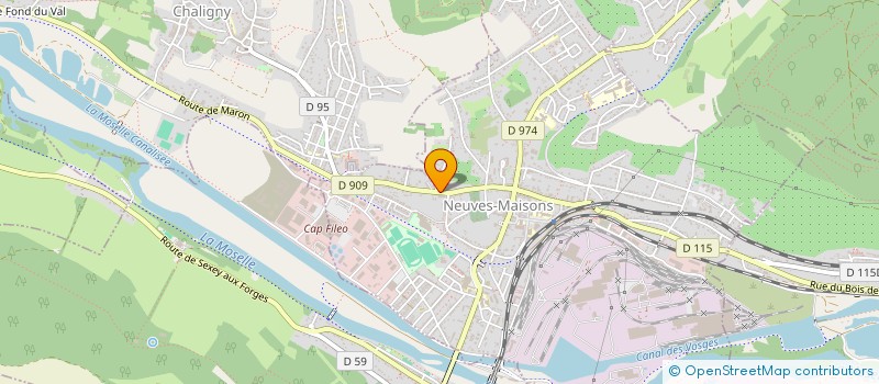 localisation de l'entreprise 838 562 791   NEUFCHATEAU