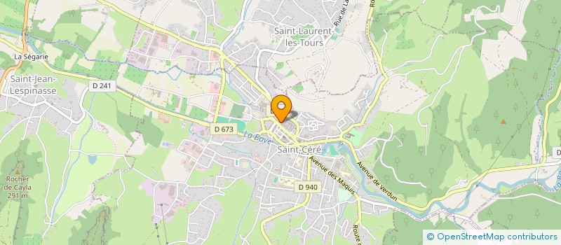 localisation de l'entreprise 838 579 605   BIARS-SUR-CERE