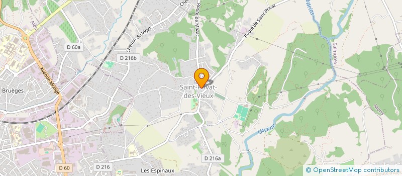 localisation de l'entreprise 838 597 680   SAINT-PRIVAT-DES-VIEUX
