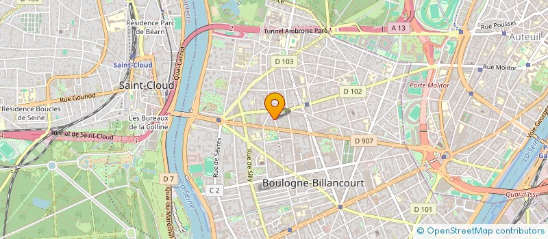 localisation de l'entreprise 838 608 032 à BOULOGNE-BILLANCOURT