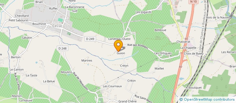 localisation de l'entreprise 838 608 917   CEZAC