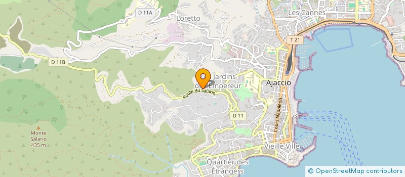 localisation de l'entreprise 838 616 332   AJACCIO