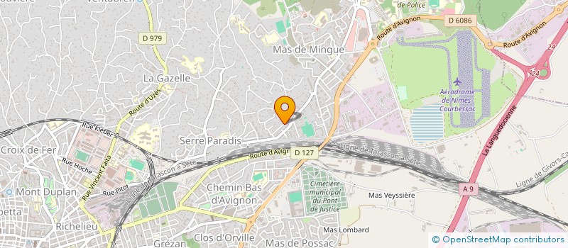 localisation de l'entreprise 838 619 385   NIMES