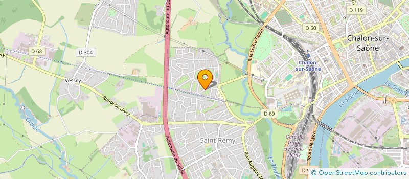 localisation de l'entreprise 838 627 701   CHALON-SUR-SAONE