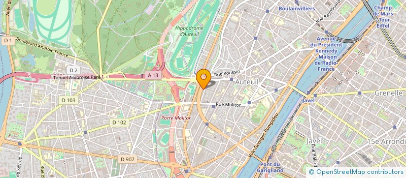 localisation de l'entreprise 838 634 897 à CLAMART