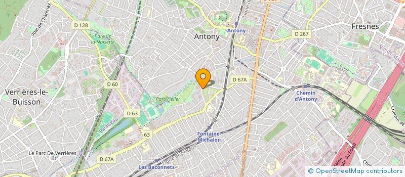 localisation de l'entreprise 838 665 487  à ANTONY