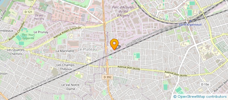 localisation de l'entreprise 838 672 228   ARGENTEUIL