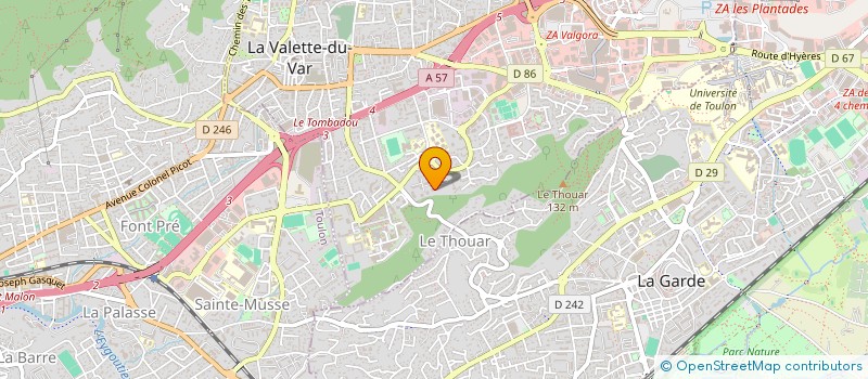 localisation de l'entreprise 838 675 015   LA VALETTE-DU-VAR