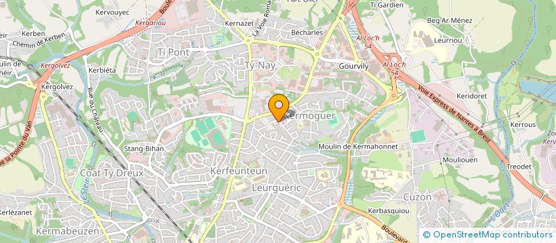 localisation de l'entreprise 838 694 461  à QUIMPER