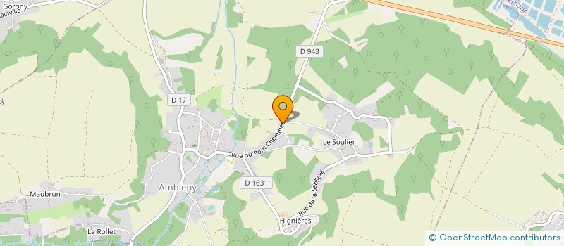 localisation de l'entreprise 838 696 573 à AMBLENY