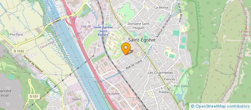 localisation de l'entreprise 838 700 714  à SAINT-EGREVE