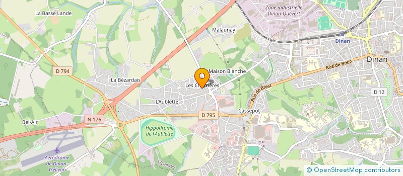 localisation de l'entreprise 838 718 302   QUEVERT