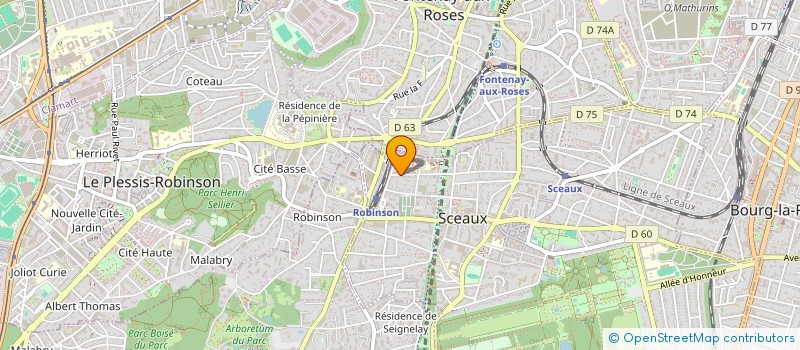 localisation de l'entreprise 838 721 678  à SCEAUX