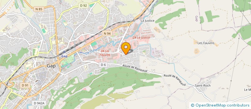 localisation de l'entreprise 838 725 653   GAP