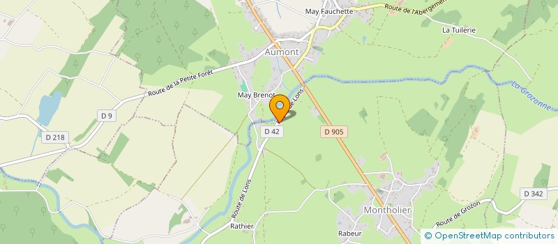 localisation de l'entreprise 838 734 549   BERSAILLIN