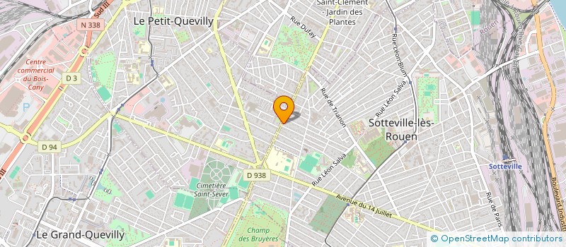 localisation de l'entreprise 838 752 798 à ROUEN
