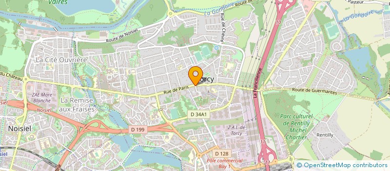 localisation de l'entreprise 838 758 837 à TORCY