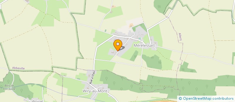 localisation de l'entreprise 838 765 345   LONGPRE-LES-CORPS-SAINTS