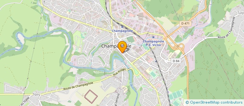 localisation de l'entreprise 838 774 834  à LONS-LE-SAUNIER