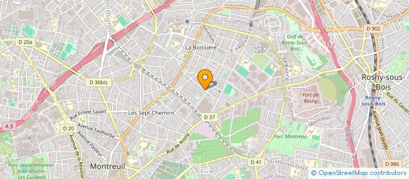 localisation de l'entreprise 838 786 226 à MONTREUIL