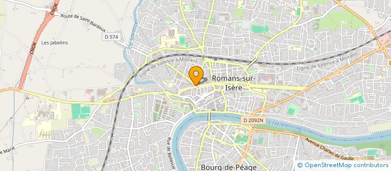 localisation de l'entreprise 838 815 140   ROMANS-SUR-ISERE