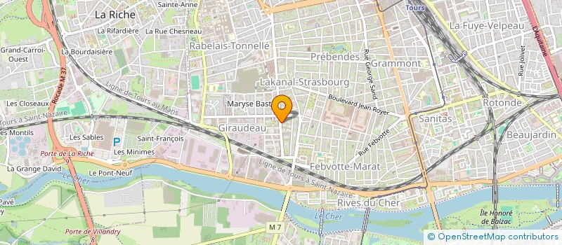 localisation de l'entreprise 838 825 016   TOURS