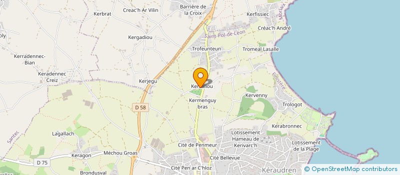 localisation de l'entreprise 838 844 173   SAINT-POL-DE-LEON