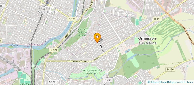 localisation de l'entreprise 838 866 077  à ORMESSON-SUR-MARNE